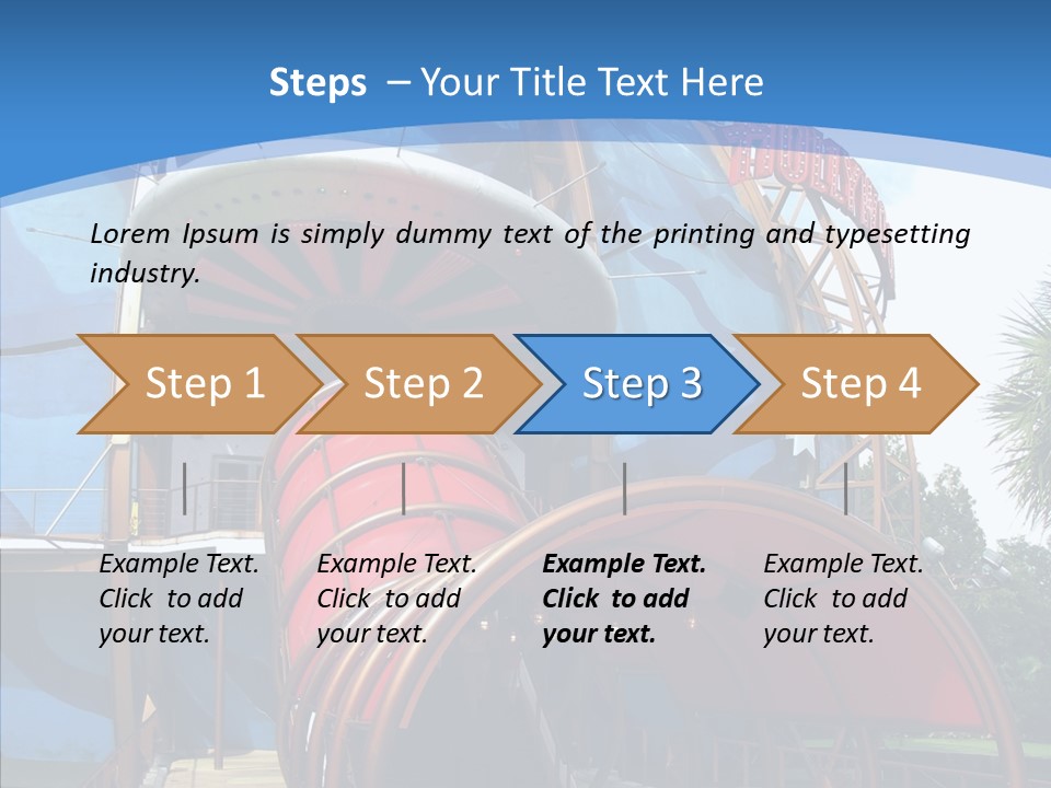 Entrance Orlando Town PowerPoint Template