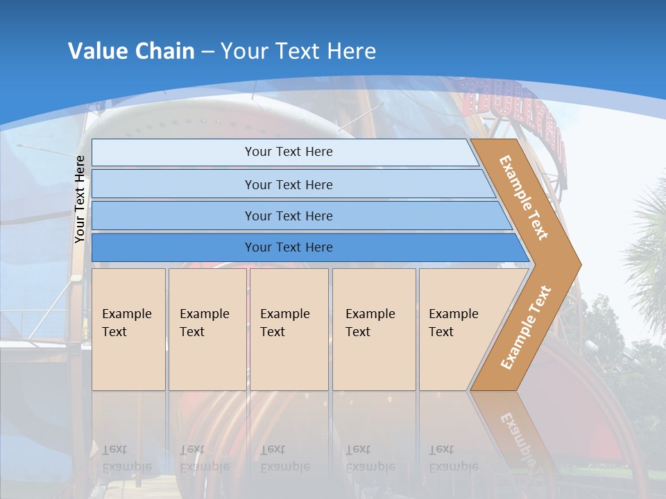 Entrance Orlando Town PowerPoint Template