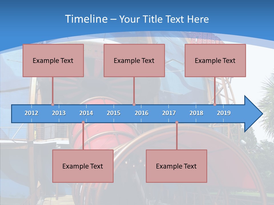 Entrance Orlando Town PowerPoint Template