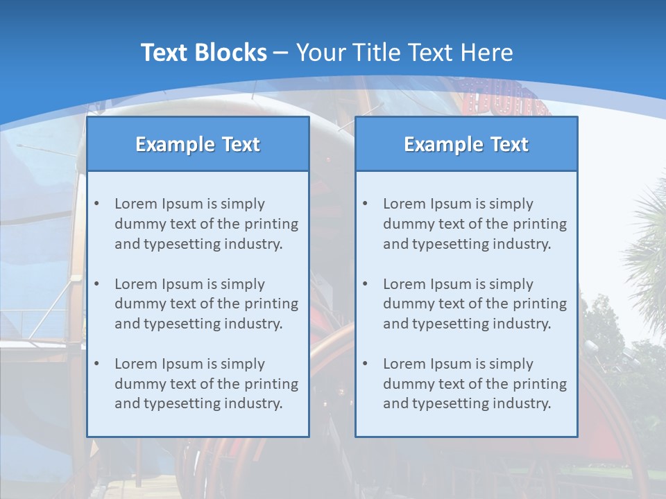 Entrance Orlando Town PowerPoint Template
