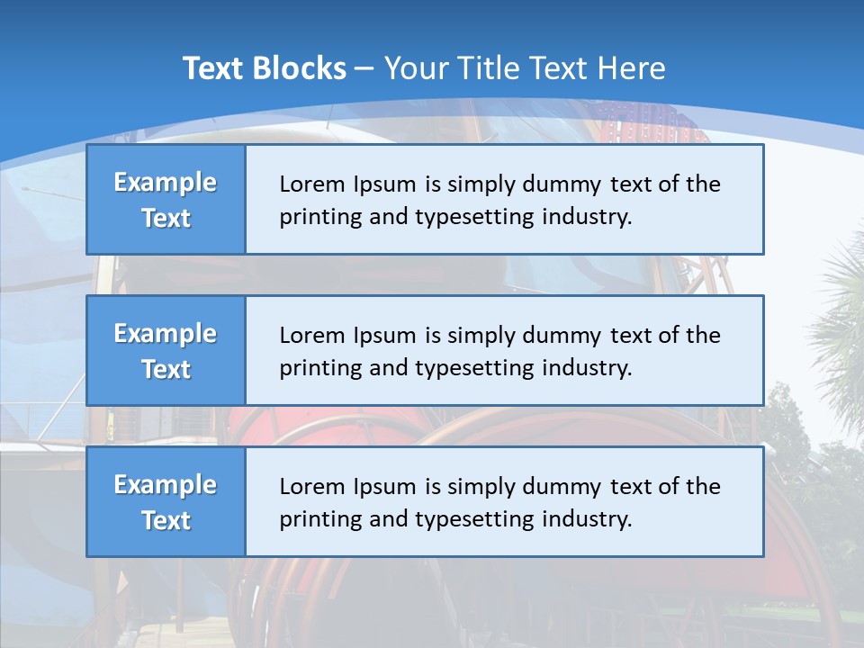 Entrance Orlando Town PowerPoint Template
