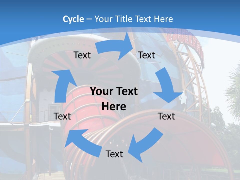 Entrance Orlando Town PowerPoint Template