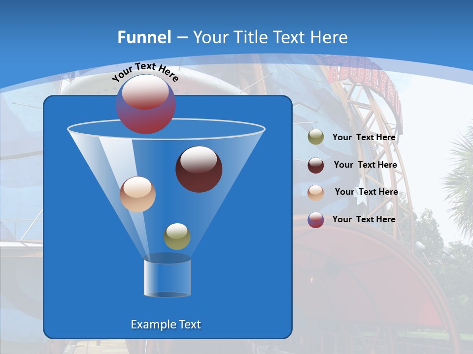 Entrance Orlando Town PowerPoint Template