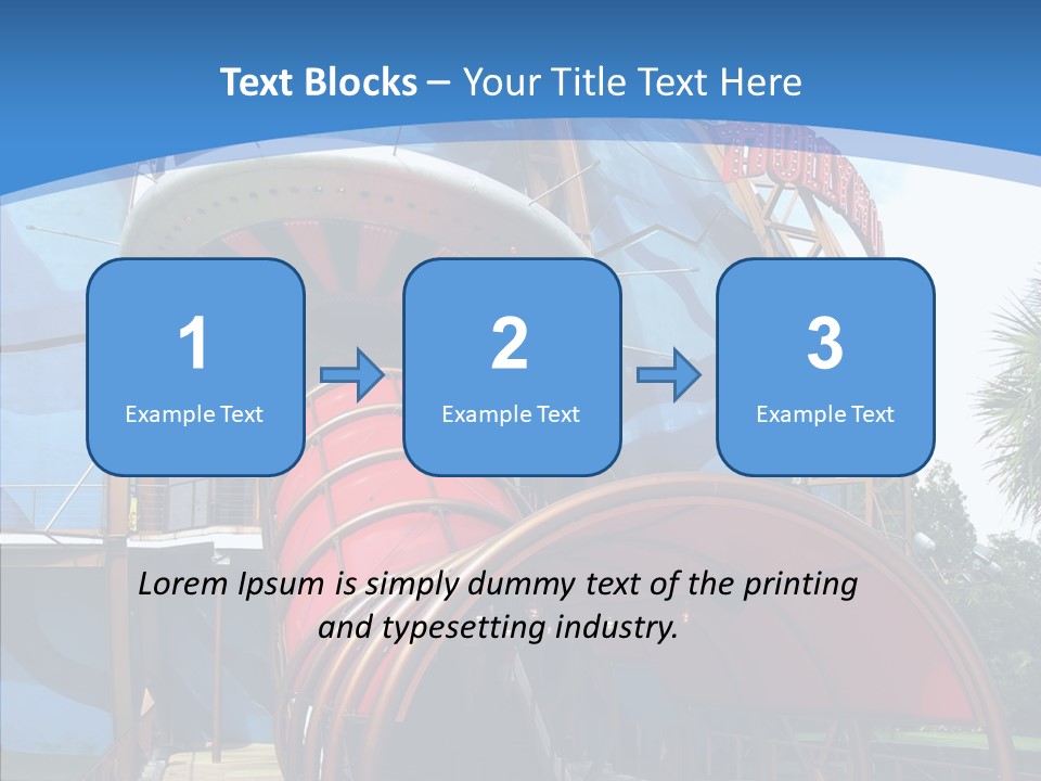 Entrance Orlando Town PowerPoint Template