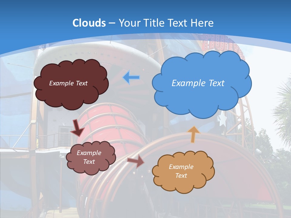 Entrance Orlando Town PowerPoint Template