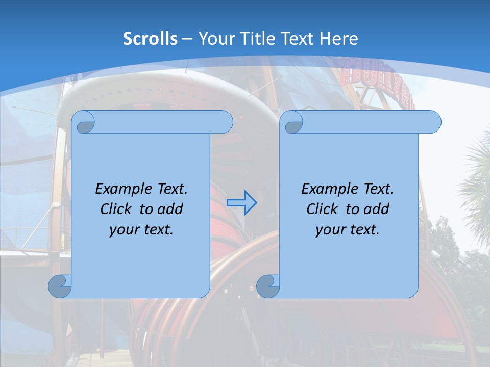 Entrance Orlando Town PowerPoint Template