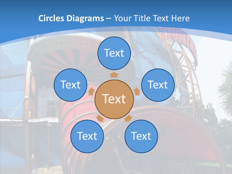 Entrance Orlando Town PowerPoint Template