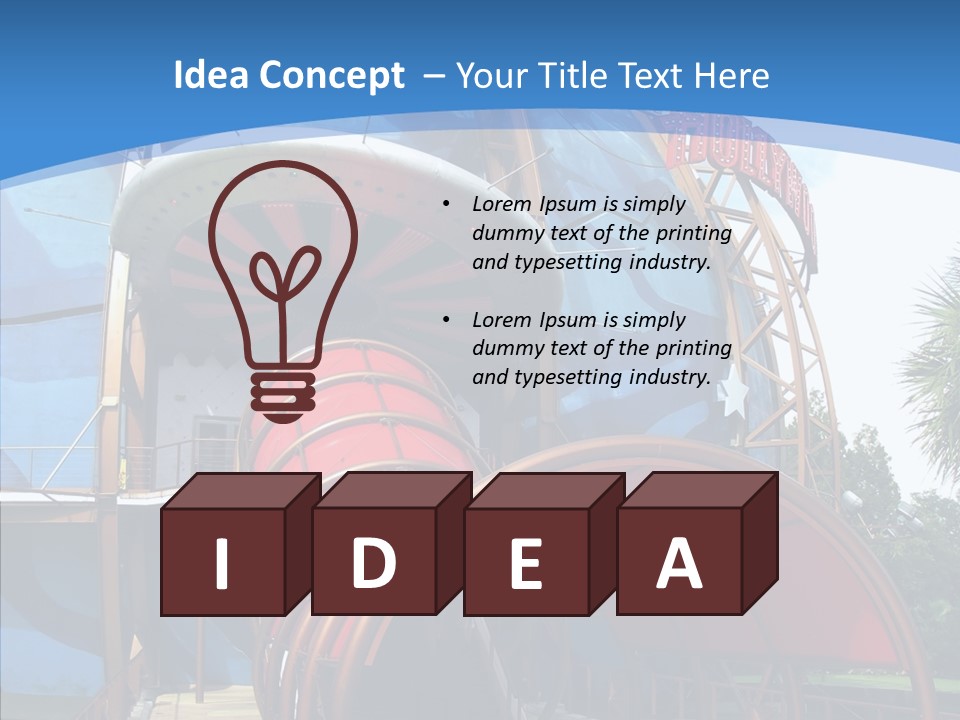 Entrance Orlando Town PowerPoint Template