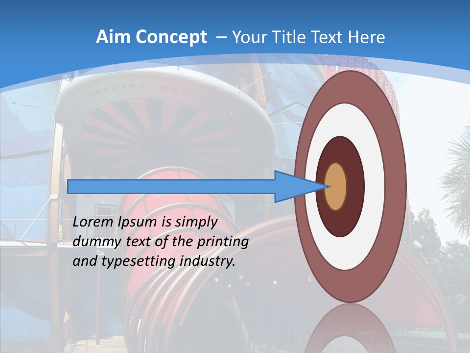 Entrance Orlando Town PowerPoint Template