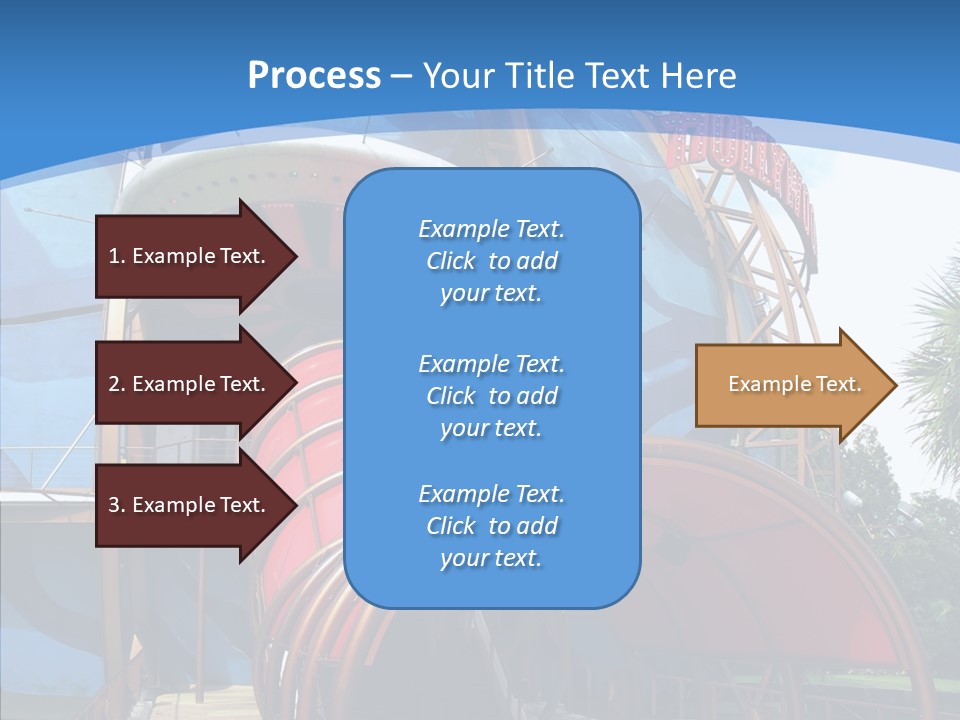 Entrance Orlando Town PowerPoint Template