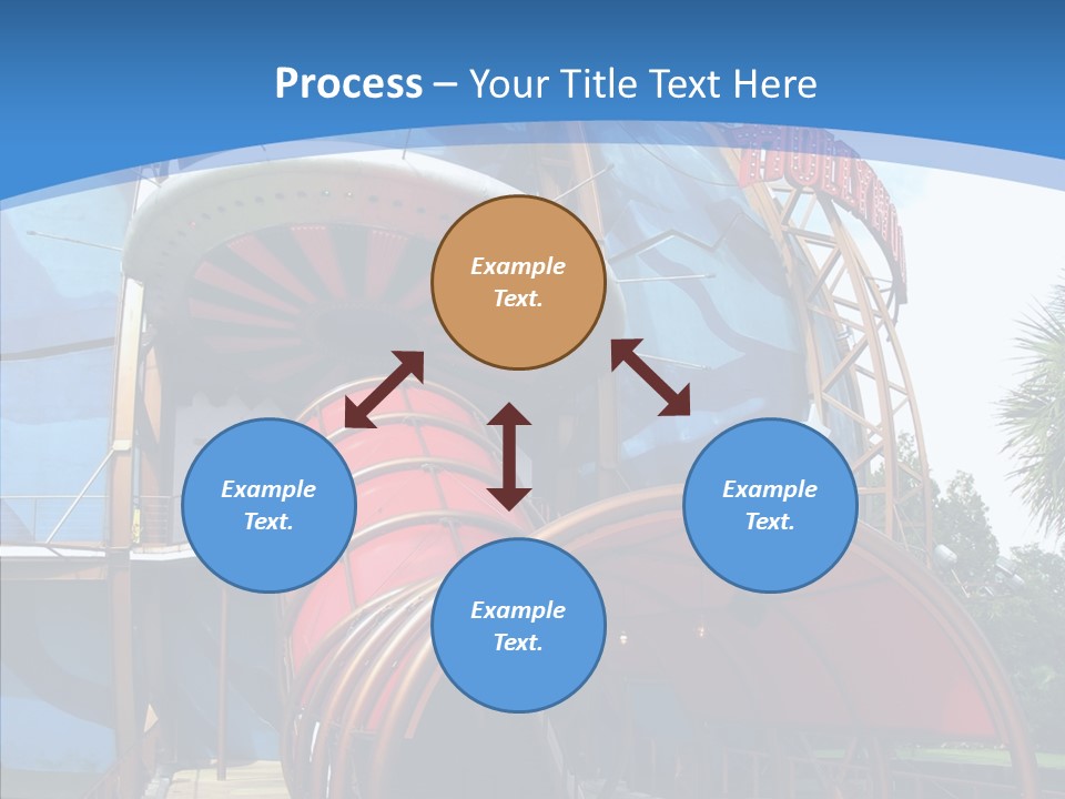 Entrance Orlando Town PowerPoint Template