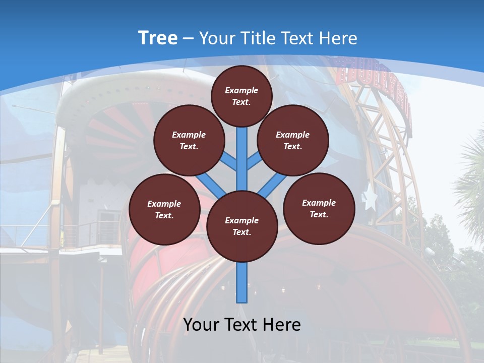 Entrance Orlando Town PowerPoint Template