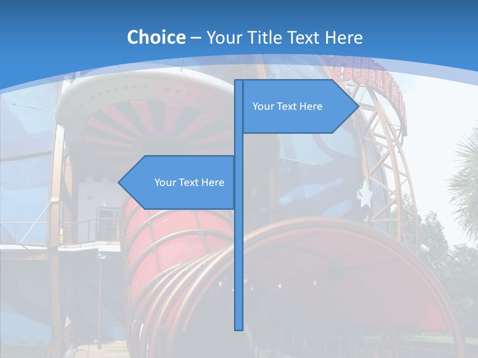 Entrance Orlando Town PowerPoint Template