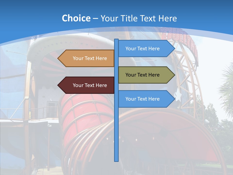 Entrance Orlando Town PowerPoint Template