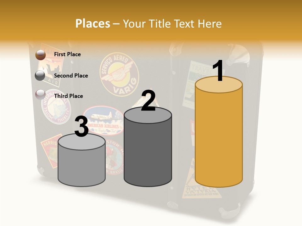 Trip Leather Sticker PowerPoint Template