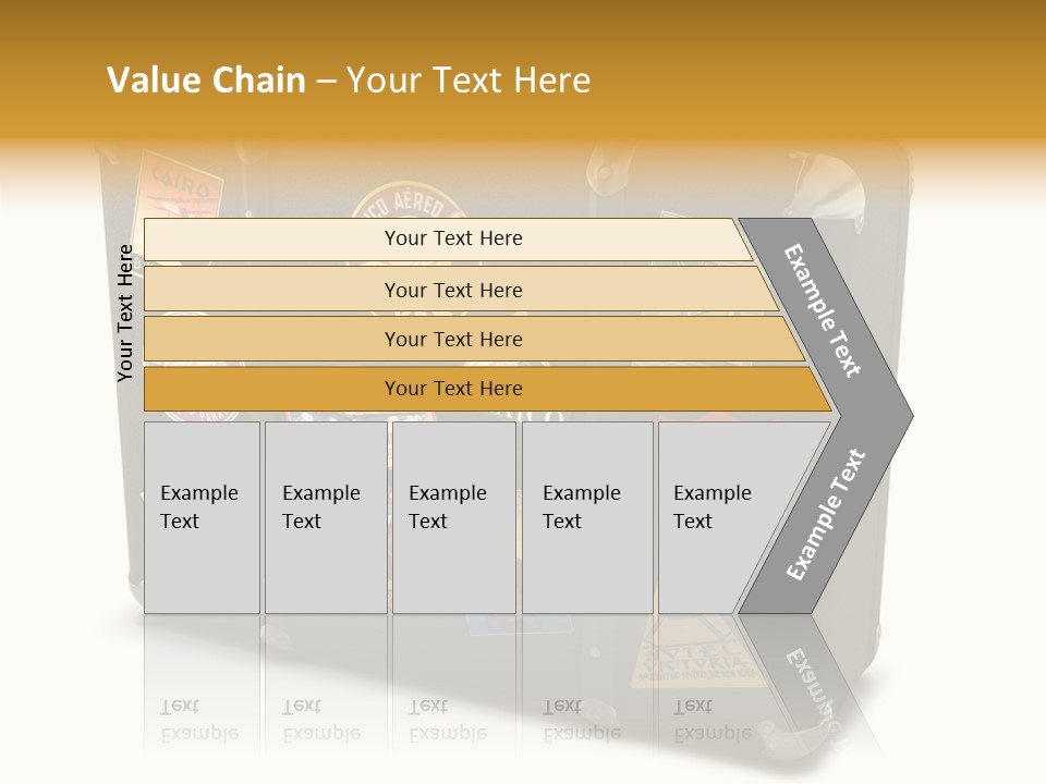 Trip Leather Sticker PowerPoint Template