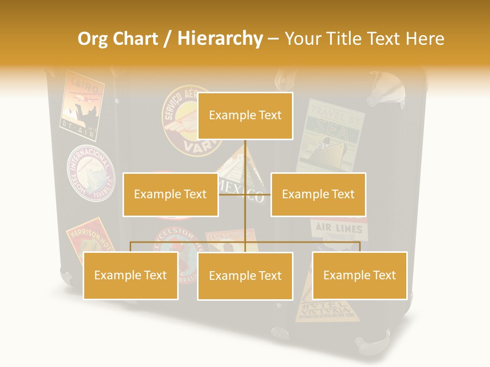 Trip Leather Sticker PowerPoint Template