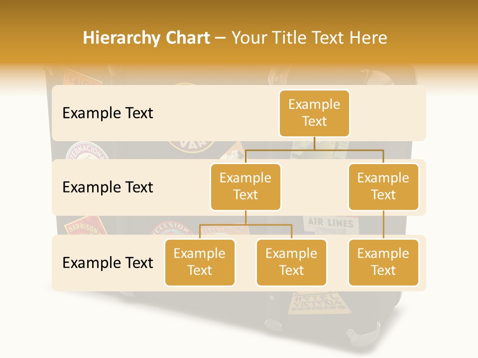 Trip Leather Sticker PowerPoint Template