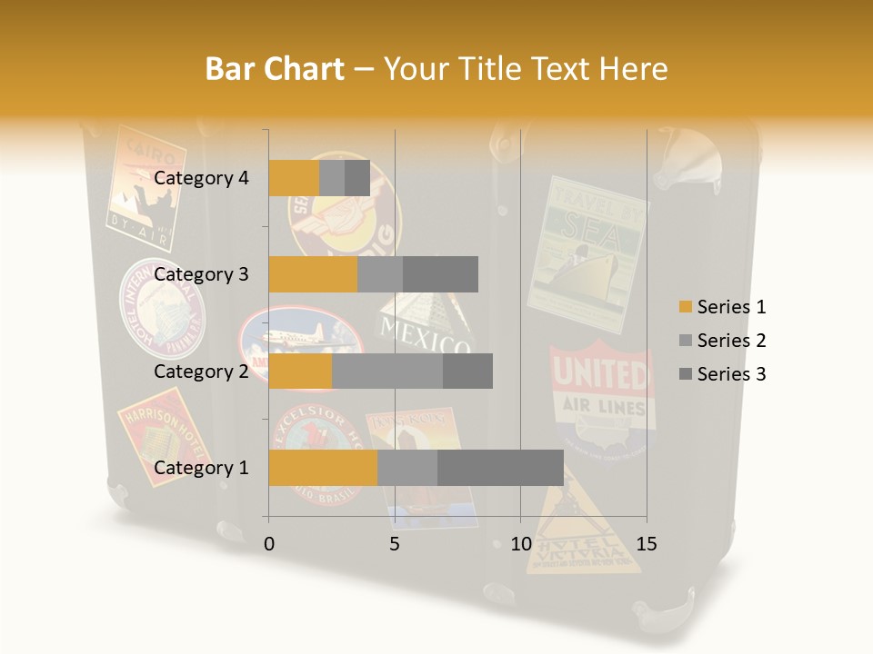 Trip Leather Sticker PowerPoint Template