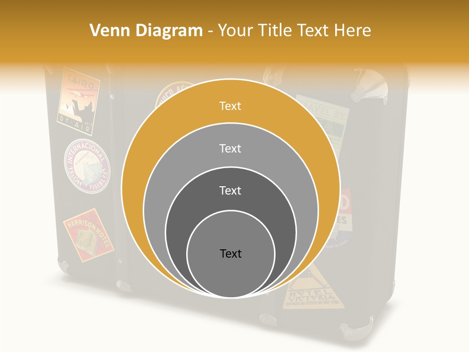 Trip Leather Sticker PowerPoint Template