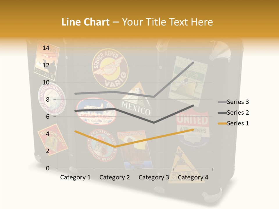 Trip Leather Sticker PowerPoint Template