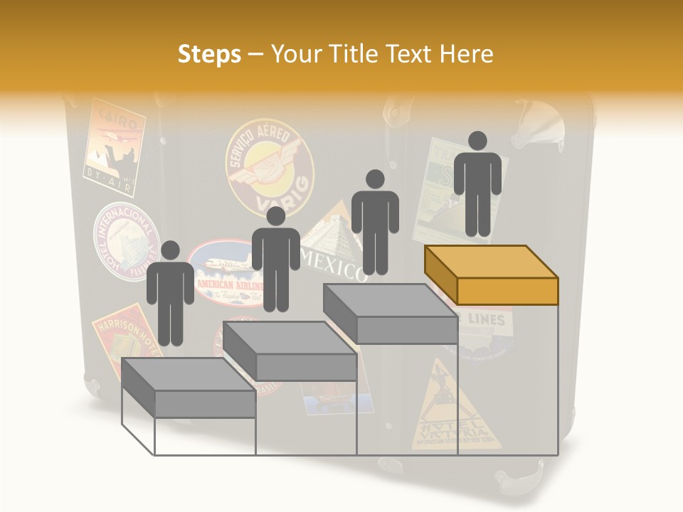 Trip Leather Sticker PowerPoint Template