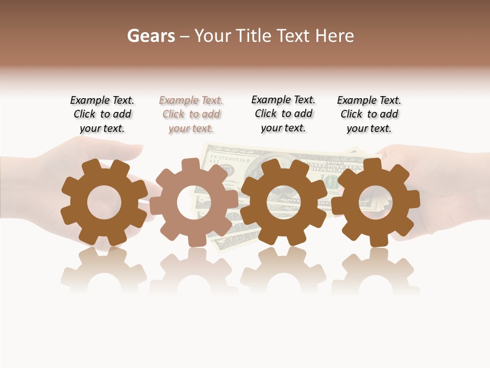 Birthday Coin Debt PowerPoint Template