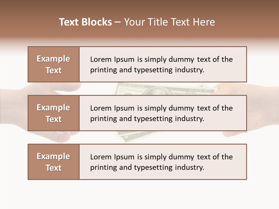 Birthday Coin Debt PowerPoint Template