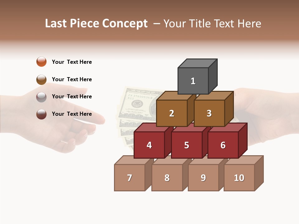 Birthday Coin Debt PowerPoint Template