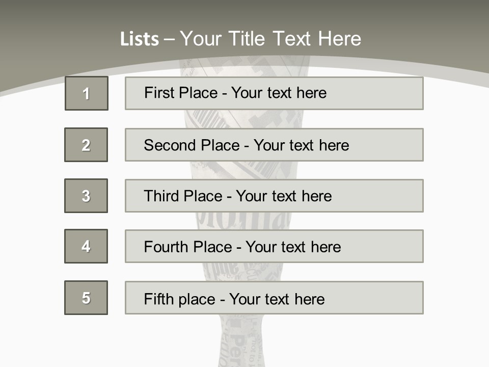 Document Headline Press PowerPoint Template