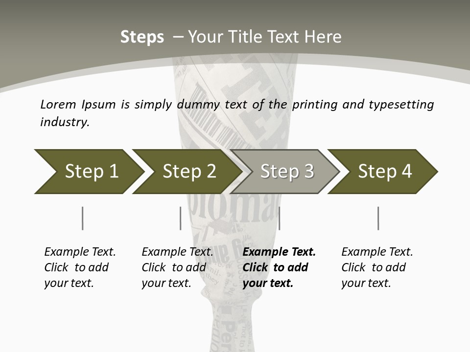 Document Headline Press PowerPoint Template