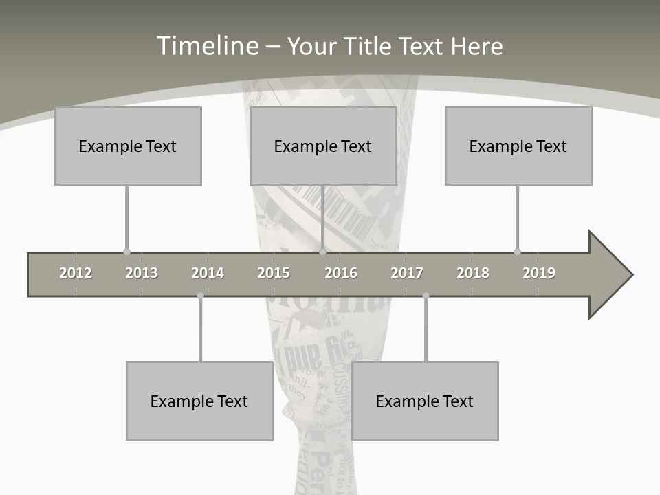 Document Headline Press PowerPoint Template