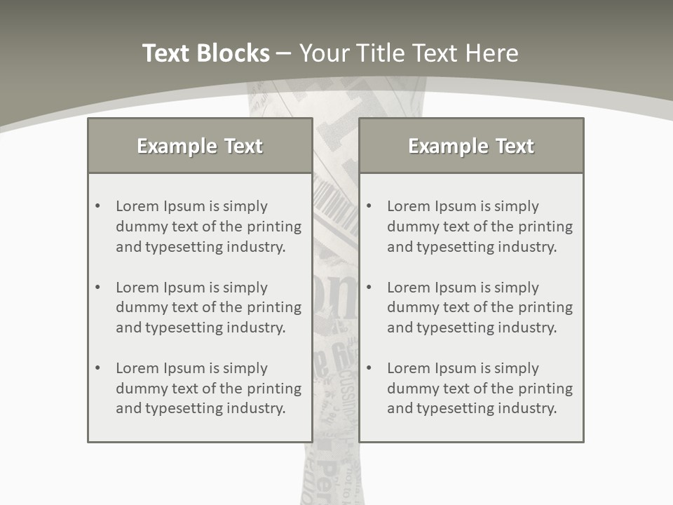 Document Headline Press PowerPoint Template