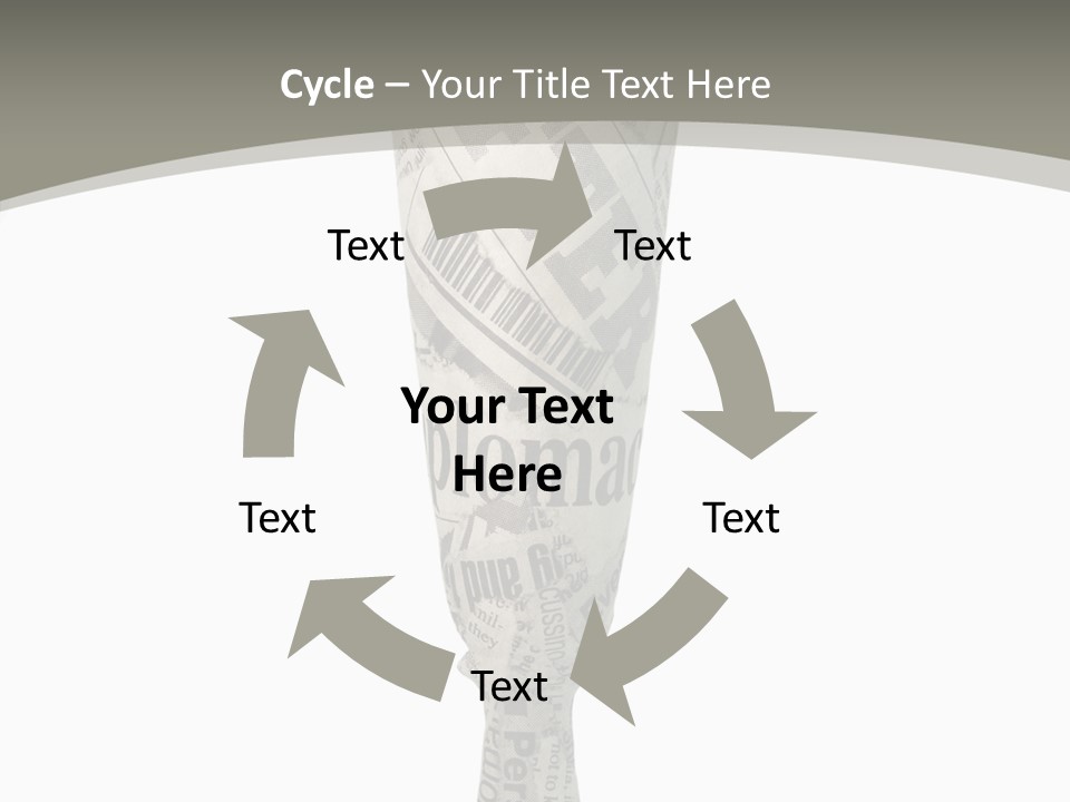 Document Headline Press PowerPoint Template