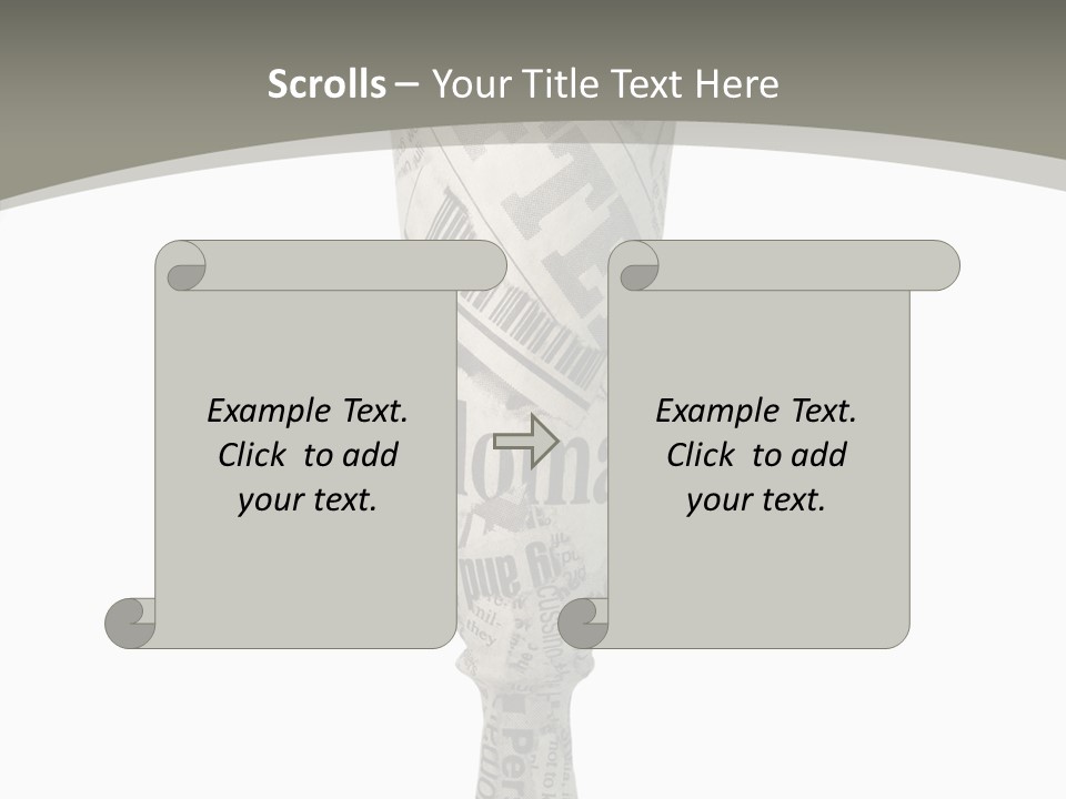 Document Headline Press PowerPoint Template