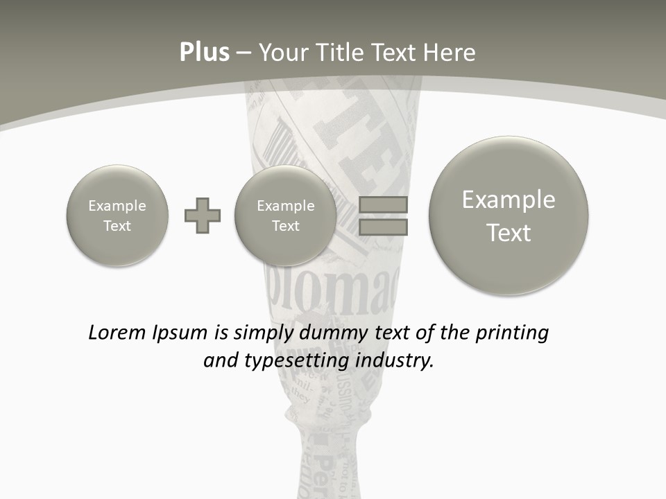 Document Headline Press PowerPoint Template