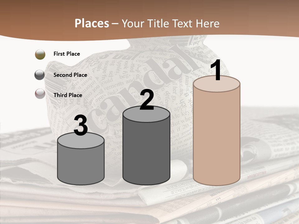 Advertisement Report Articles Background PowerPoint Template