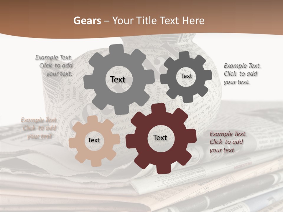 Advertisement Report Articles Background PowerPoint Template