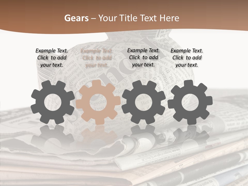 Advertisement Report Articles Background PowerPoint Template