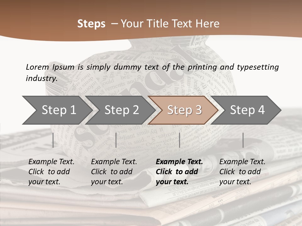 Advertisement Report Articles Background PowerPoint Template