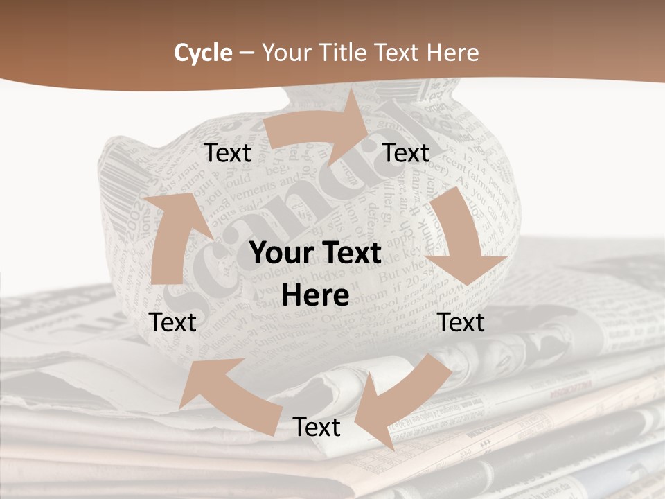 Advertisement Report Articles Background PowerPoint Template