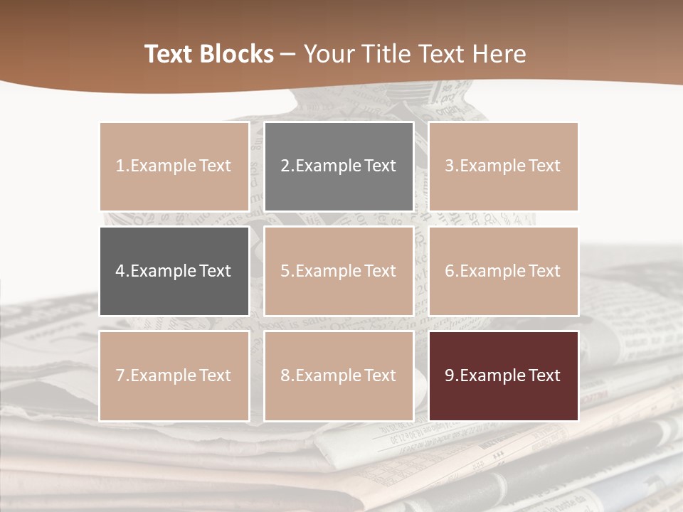 Advertisement Report Articles Background PowerPoint Template