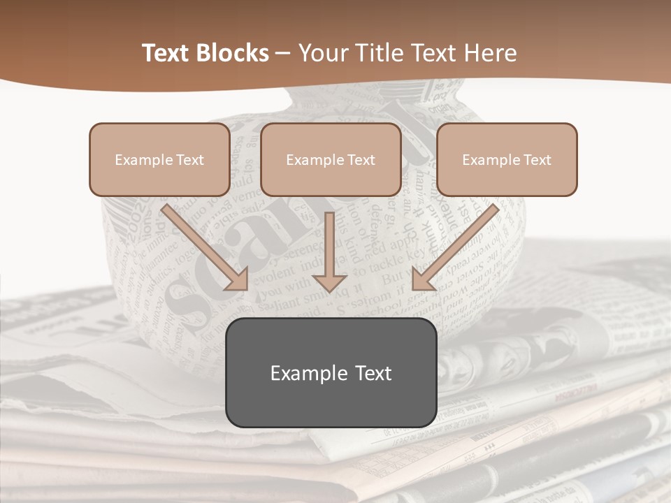 Advertisement Report Articles Background PowerPoint Template