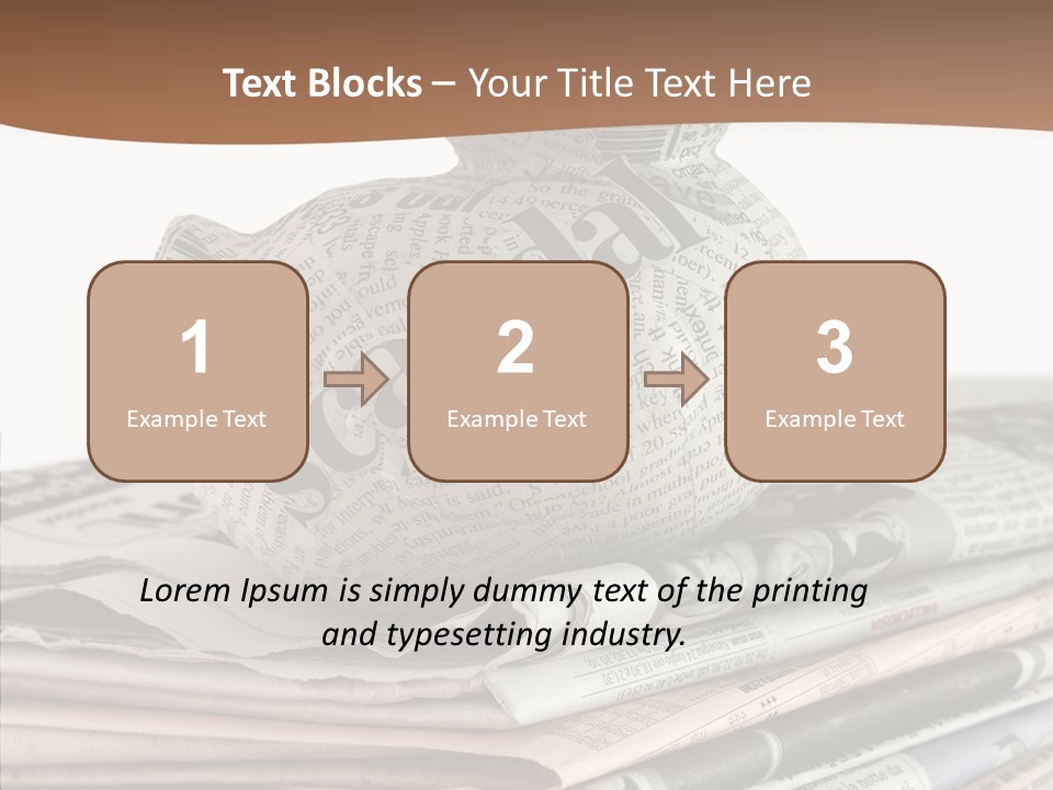Advertisement Report Articles Background PowerPoint Template