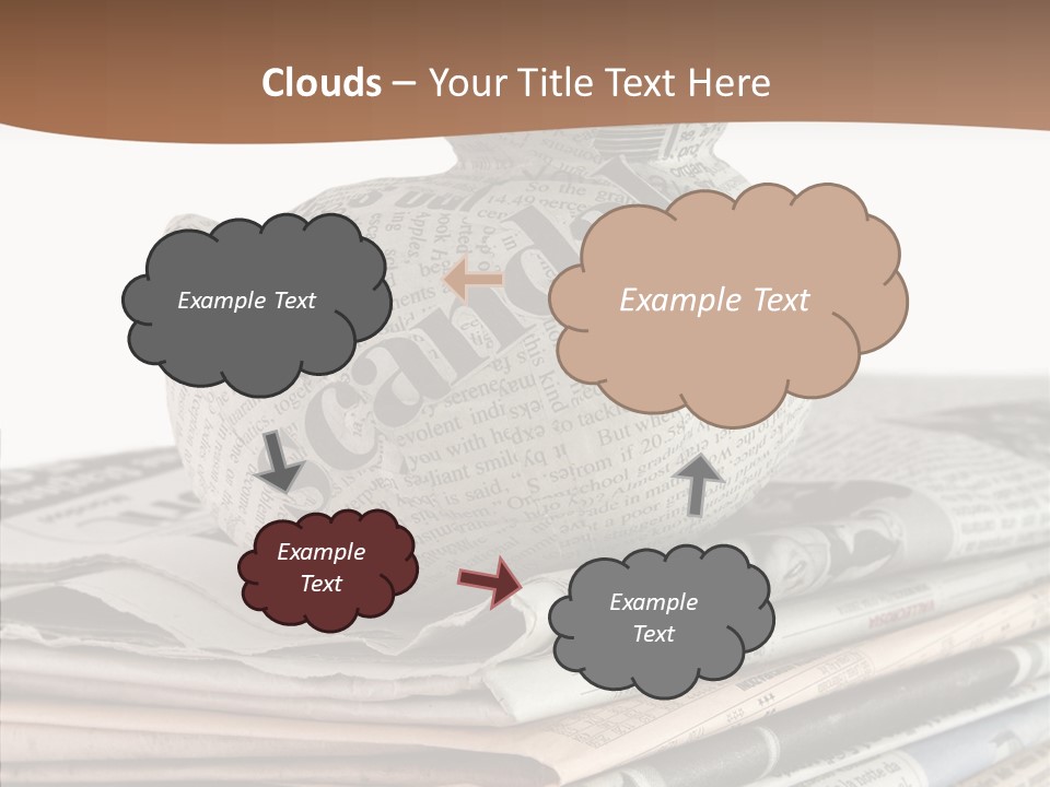 Advertisement Report Articles Background PowerPoint Template