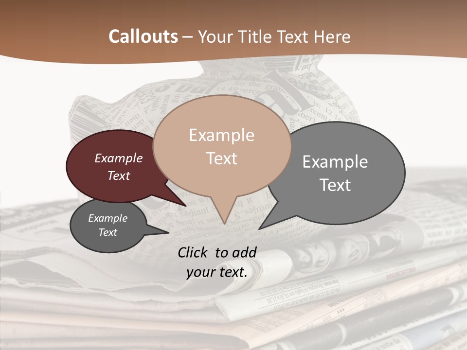 Advertisement Report Articles Background PowerPoint Template