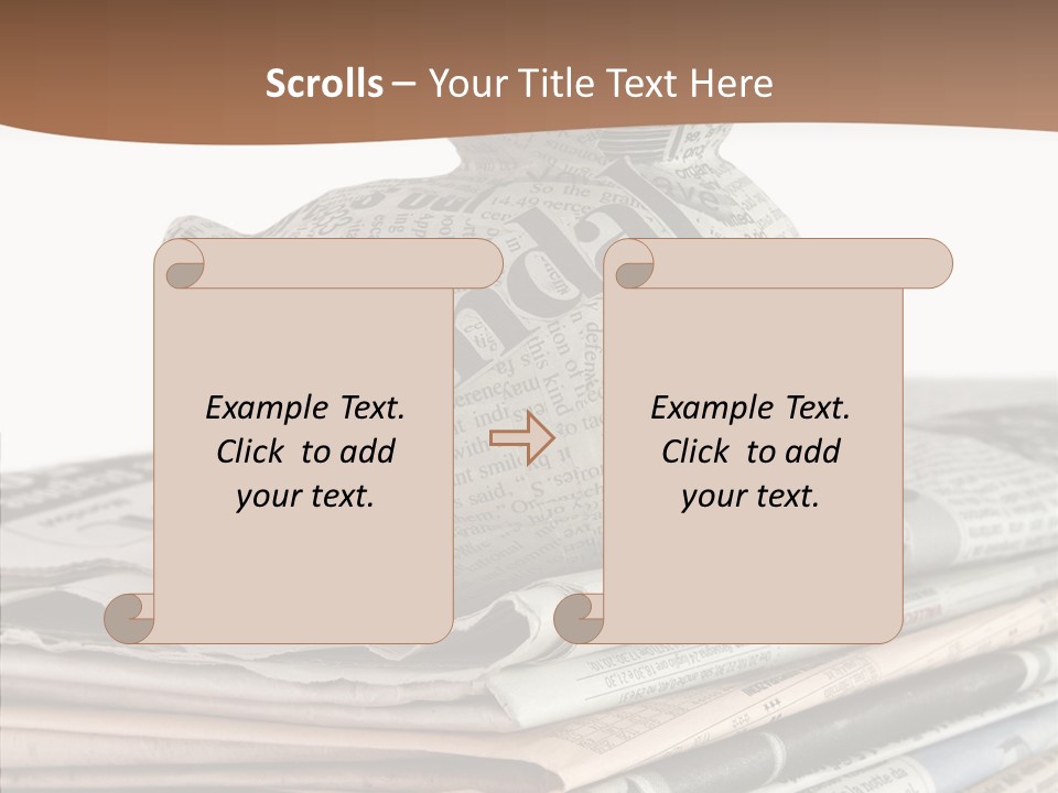 Advertisement Report Articles Background PowerPoint Template