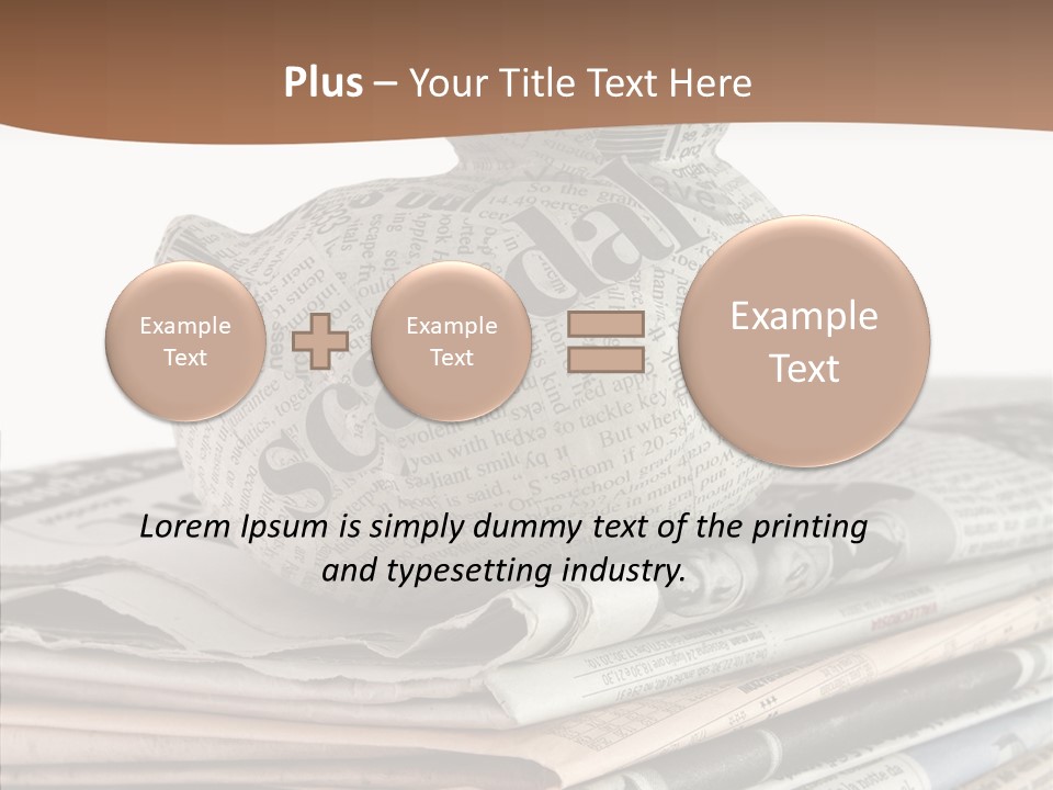 Advertisement Report Articles Background PowerPoint Template