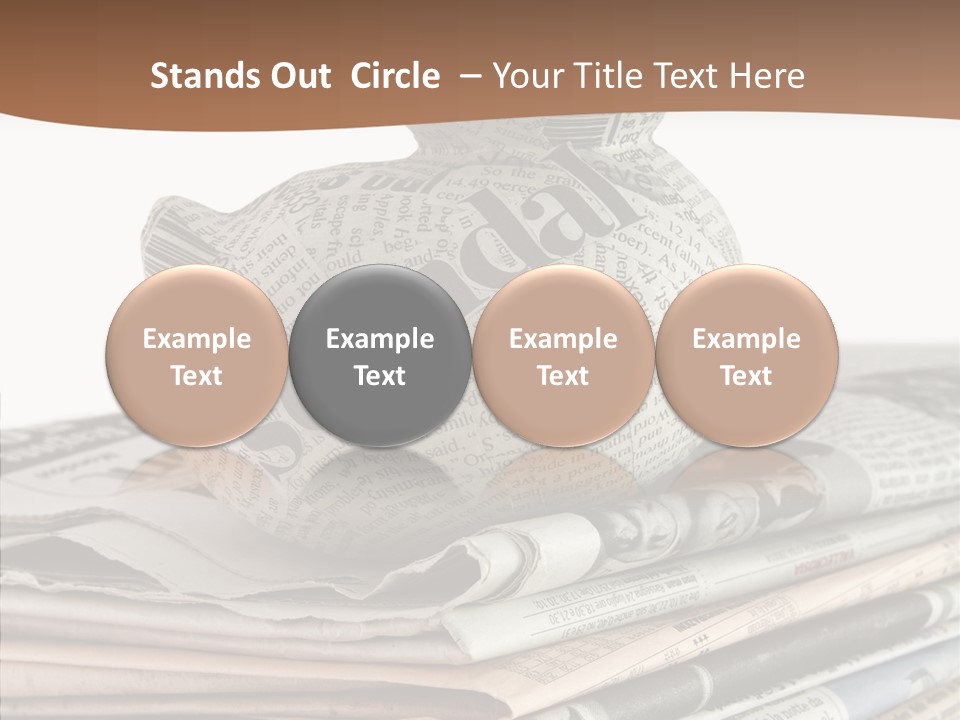 Advertisement Report Articles Background PowerPoint Template