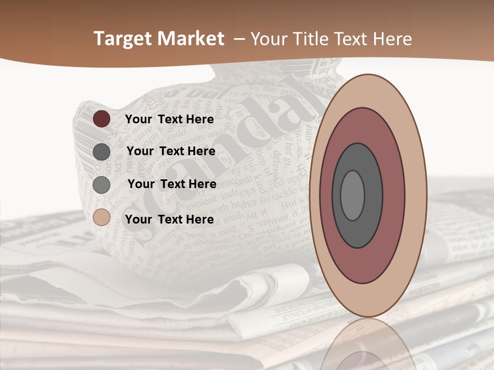 Advertisement Report Articles Background PowerPoint Template